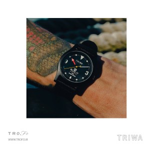 ساعت مچی عقربه ای زنانه مردانه تریوا (TRIWA) مدل Ocean Plastic Sun