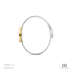 ساعت مچی عقربه ای زنانه دنیش دیزاین (Danish design) مدل Amelia Ripple Two-Tone IV65Q1307