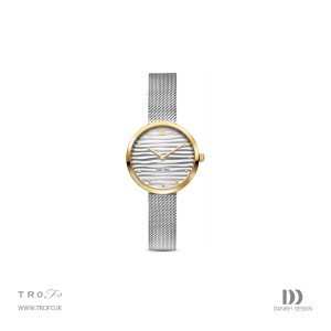 ساعت مچی عقربه ای زنانه دنیش دیزاین (Danish design) مدل Amelia Ripple Two-Tone IV65Q1307