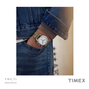 ساعت مچی عقربه ای زنانه و مردانه  تایمکس (Timex) مدل TW2Y08900