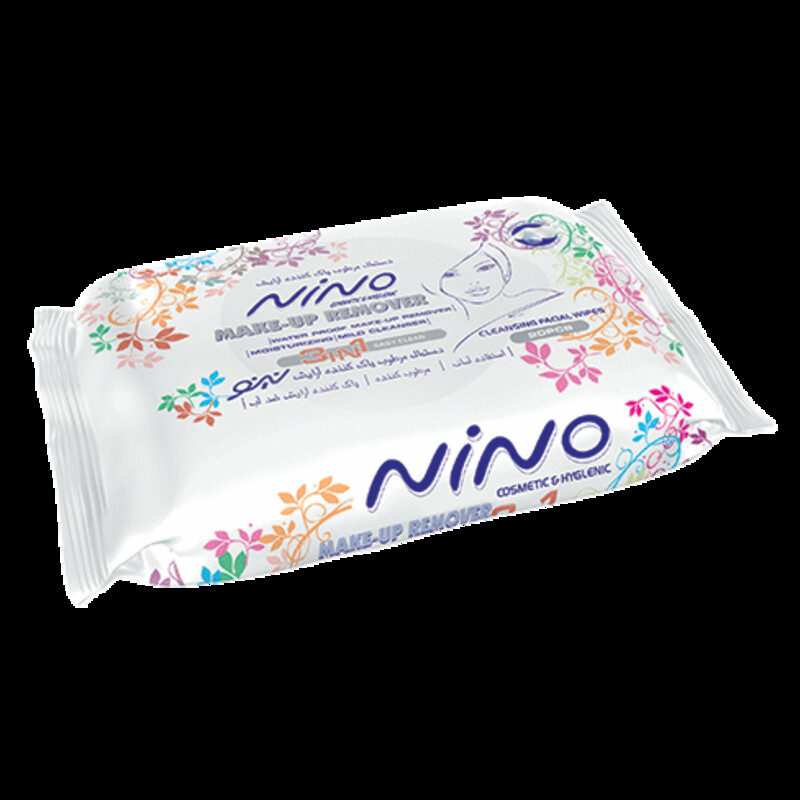 دستمال مرطوب نینو مدل 3In1 بسته 20 عددی