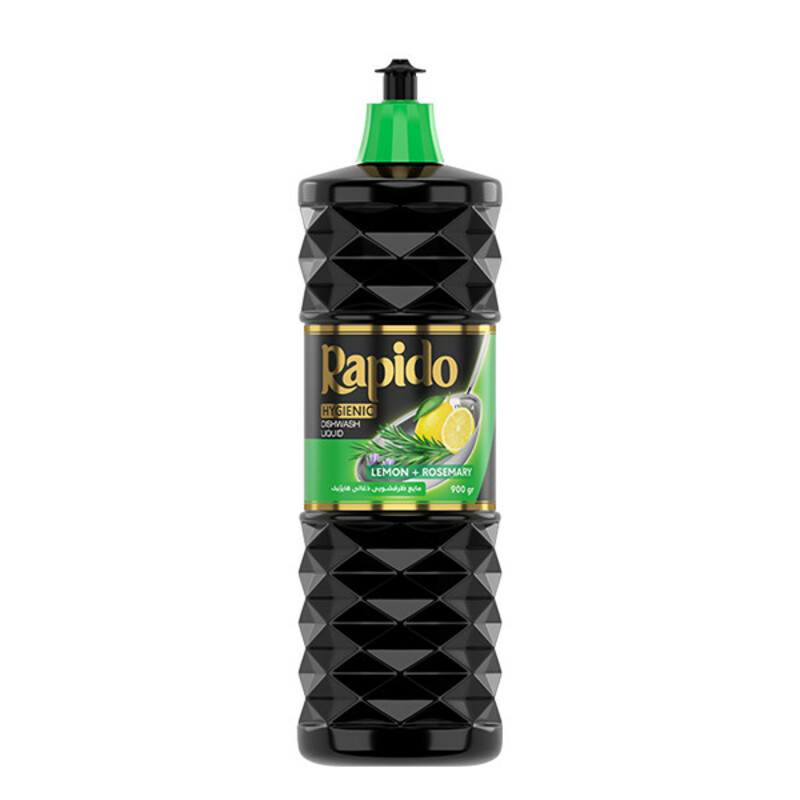 مایع ظرفشویی راپیدو مدل lemon &amp; rosemry حجم 900 میلی لیتر
