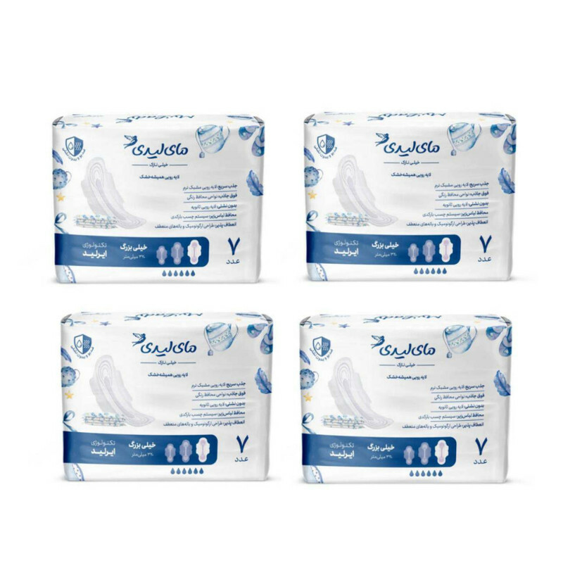 نوار بهداشتی مای لیدی مدل instant dry مجموعه 4 عددی
