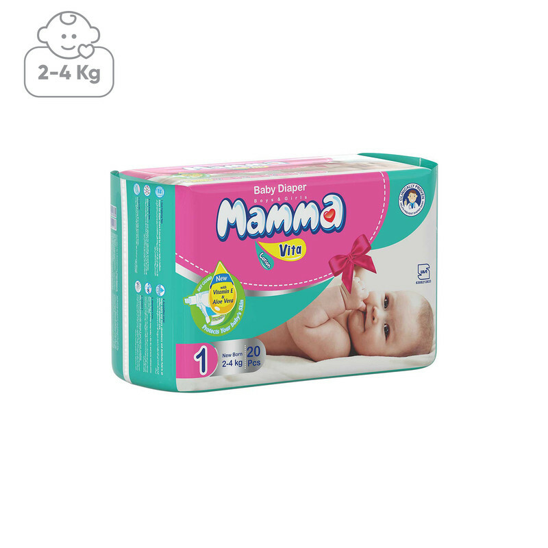 پوشک ماما مدل Vita سایز 1 بسته 20 عددی