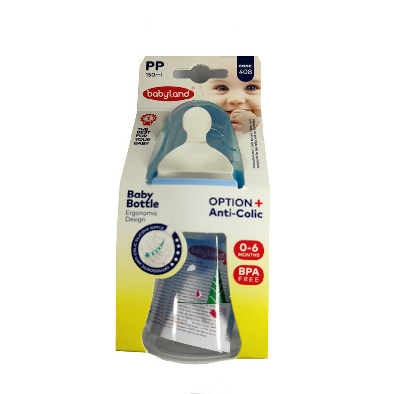 شیشه شیر بیبی لند کد 408 گنجایش 150 میلی لیتر