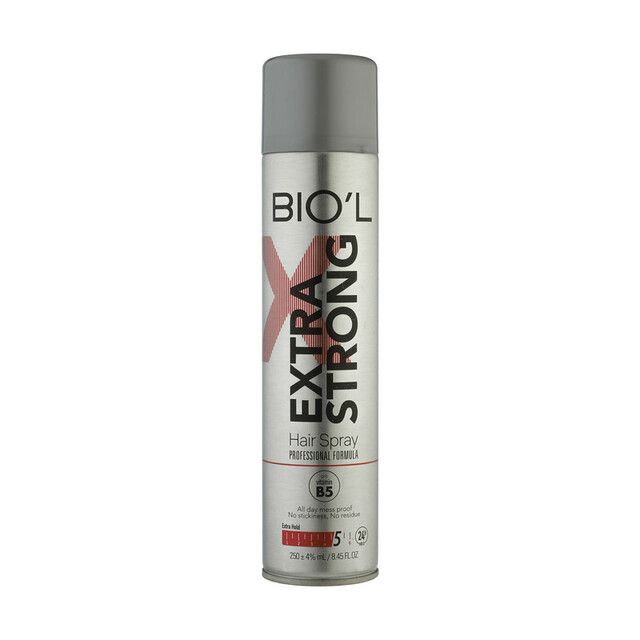 اسپری مو بیول مدل Extra Strong حجم 250 میلی لیتر