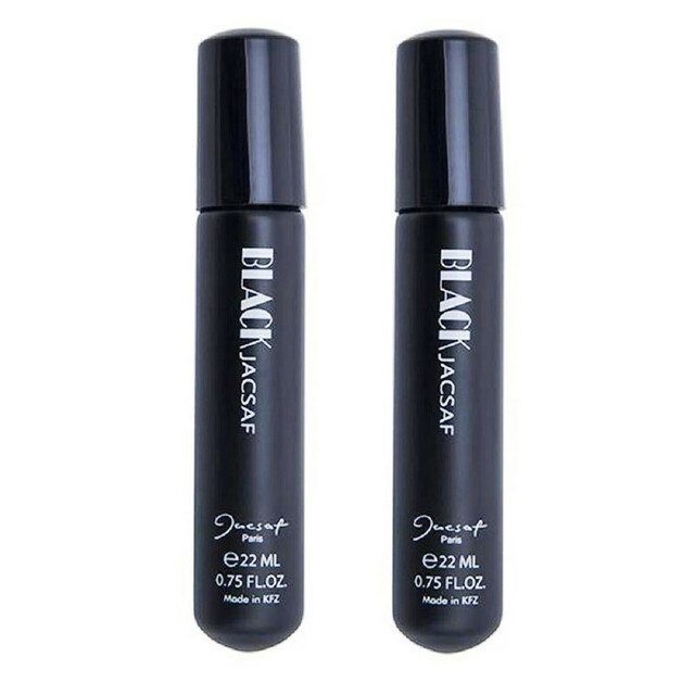 عطر جیبی مردانه ژک ساف مدل Black حجم 22 میلی لیتر بسته 2 عددی