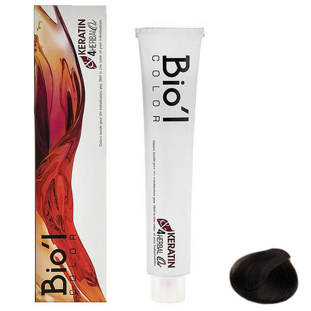 رنگ موی بیول سری Natural مدل HERBAL شماره 2.0 حجم 100 میلی لیتر رنگ قهوه ای سوخته