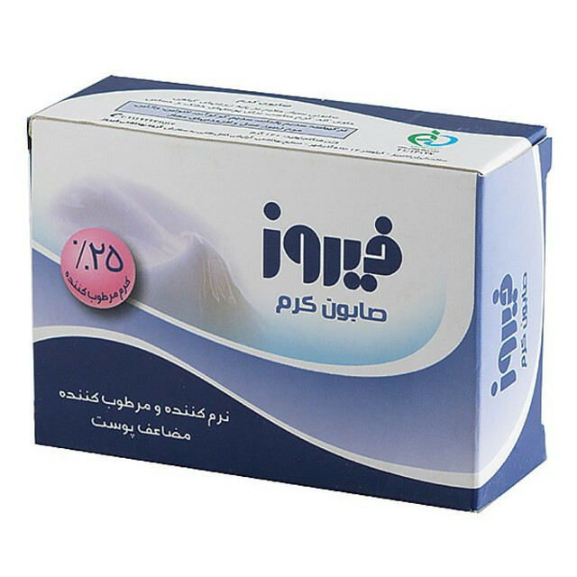 صابون کرم فیروز مقدار 120 گرم