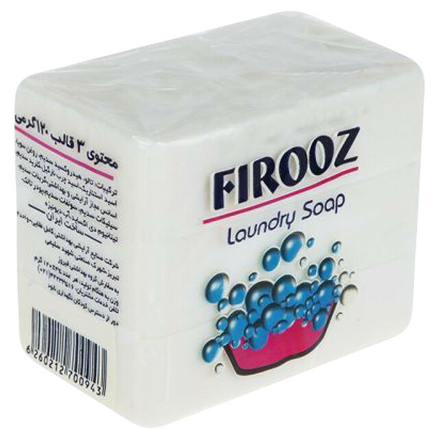 صابون لباسشویی فیروز مدل A10 وزن 120 گرم