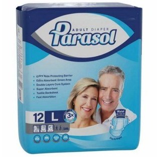 پوشینه بزرگسال پاراسل سایز بزرگ بسته 12 عددی