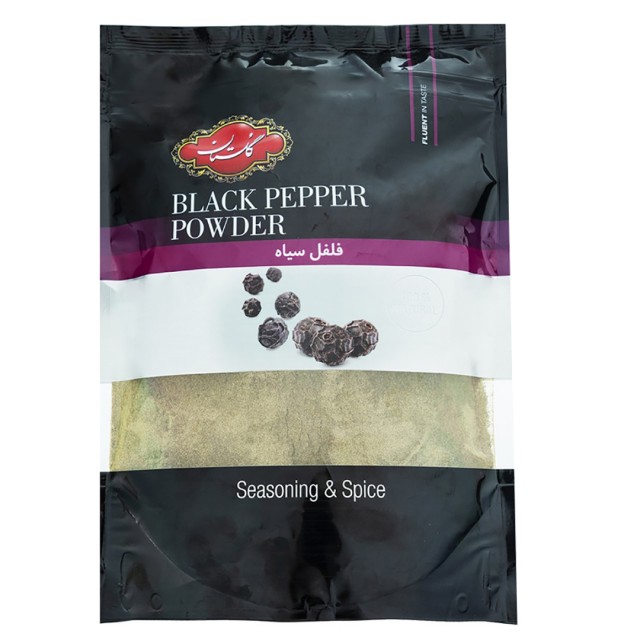 پودر  فلفل سیاه گلستان مقدار 40 گرم