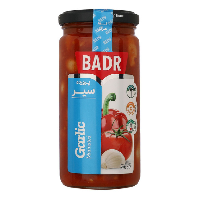 ترشی پرورده سیر بدر - 370 گرم