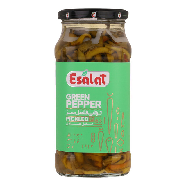 ترشی فلفل سبز اصالت - 540 گرم