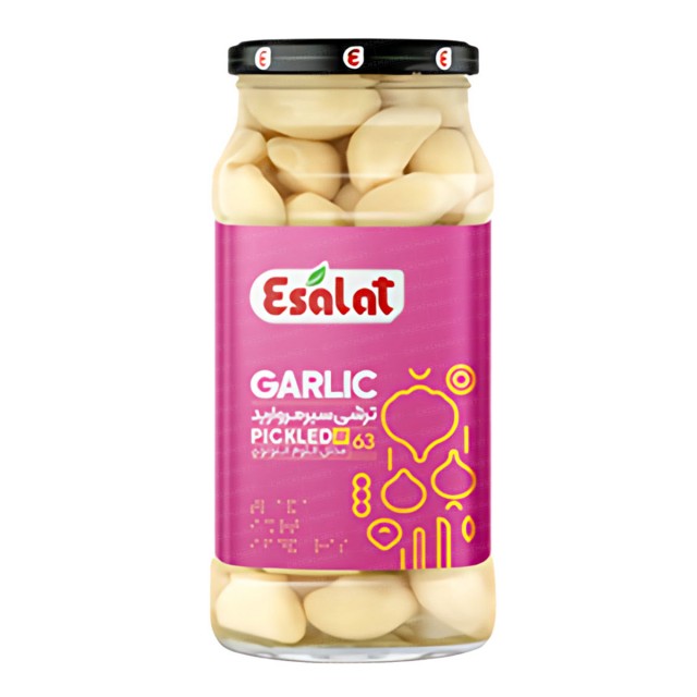 ترشی سیر مروارید  اصالت - 580 گرم