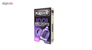 کاندوم کاپوت مدل BIG DOTS بسته 10 عددی