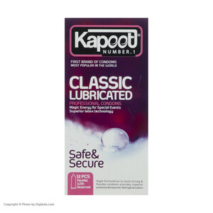 کاندوم کاپوت مدل Classic Lubricated بسته 12 عددی