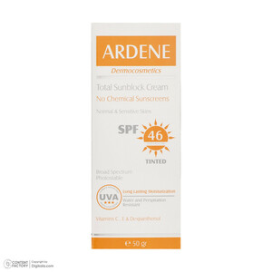 کرم ضد آفتاب رنگی آردن، مدل SPF4