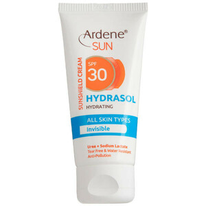 کرم ضد آفتاب بدون رنگ آردن SPF 30 مدل HYDRASOL ‌مناسب انواع پوست حجم 50 میلی‌لیتر