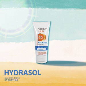 کرم ضد آفتاب بدون رنگ آردن SPF 30 مدل HYDRASOL ‌مناسب انواع پوست حجم 50 میلی‌لیتر