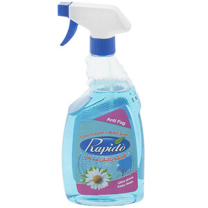 شیشه پاک‌ کن ضد بخار آبی راپیدو حجم 650 میلی‌ لیتر