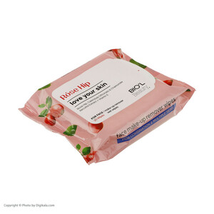 دستمال مرطوب بیول مدل Rose Hip بسته 20 عددی