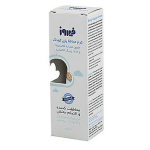 کرم محافظ پای کودک فیروز مدل A12 حجم 65 میلی لیتر بسته 2 عددی