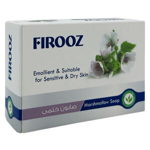 صابون شستشو فیروز مدل گل ختمی وزن 120 گرم