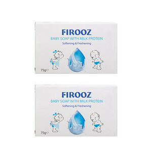 صابون بچه فیروز پروتئین شیر -75 گرم یک عددی