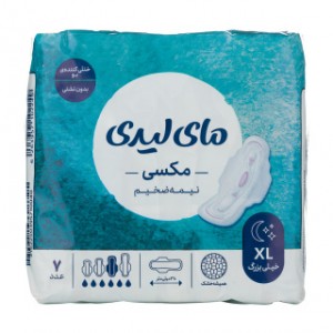 نوار بهداشتی نیمه ضخیم مای لیدی Maxi Thick سایز خیلی بزرگ بسته 7 عددی