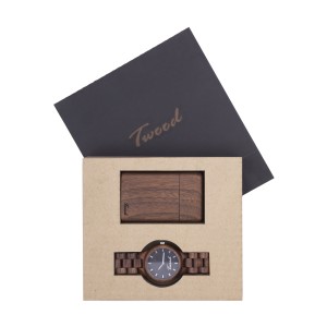 پک ست ساعت مچی-جاسیگاری چوبی