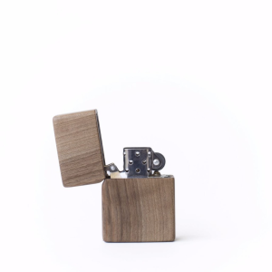 فندک چوبی سیوا دست‌ساز طرح زیپو | فندک مینیمال چوب طبیعی Twood تی وود