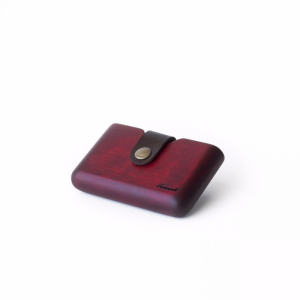 جاکارتی چوبی رووژ دست‌ساز | کیف کارت مینیمال چوب طبیعی Twood تی وود