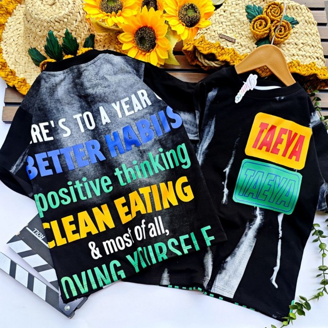 تیشرت  تک پسرونه مشکی محرم  مناسب بهار و تابستان