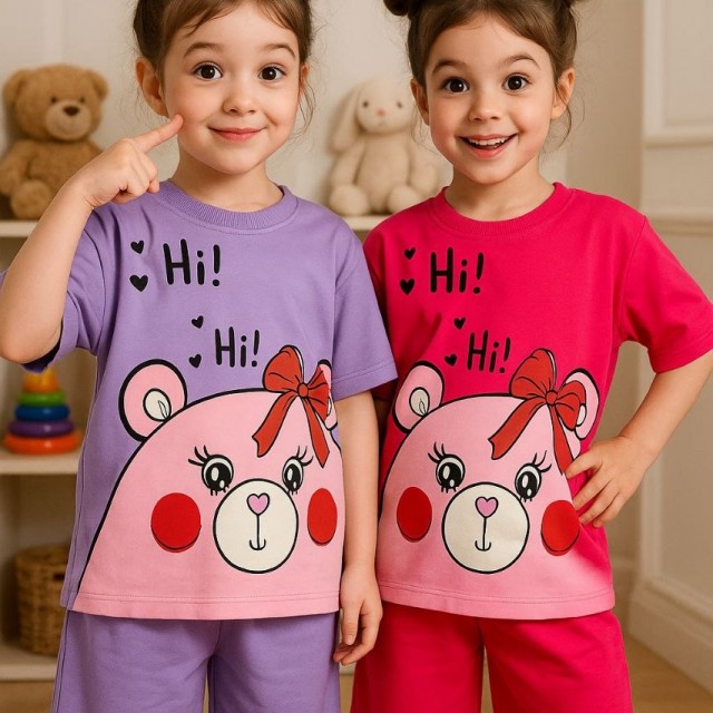 ست بلوز و شلوارک دخترونه مناسب بهار و تابستان