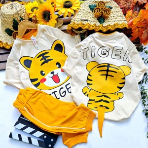 ست بلوز و شلوارک تایگر پسرونه مناسب بهار و تابستانی