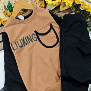 ست  بلوز وشلوار LIUXING پسرونه مناسب پاییز و زمستان