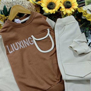 ست  بلوز وشلوار LIUXING پسرونه مناسب پاییز و زمستان