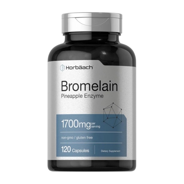 مکمل آنزیم آناناس ( آناهیل ) برند Horbäach ساخت آمریکا 120 عددی bromelain supplements