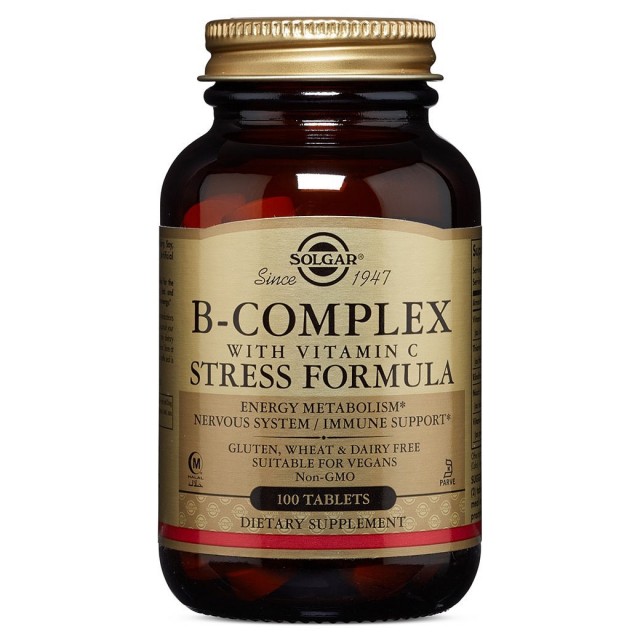 کپسول ب کمپلکس برند سولگار 100 عددی  B-COMPLEX “50” VEGETABLE CAPSULES