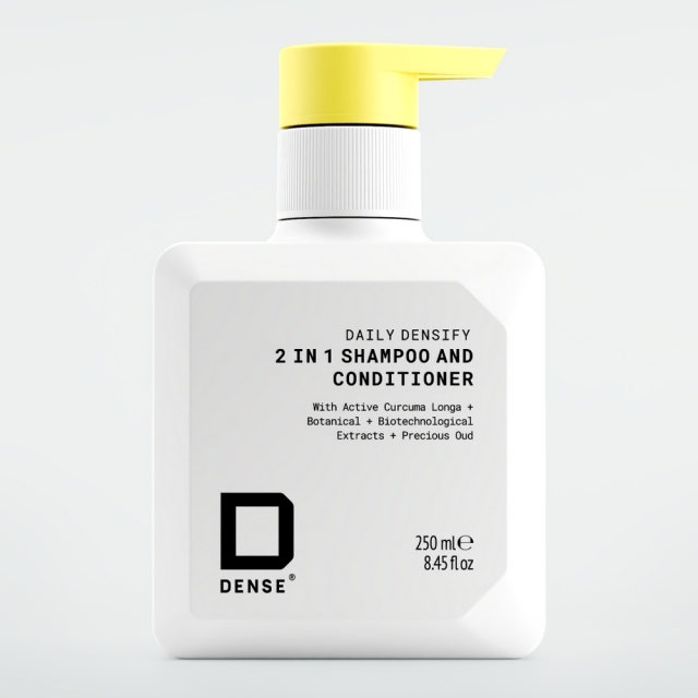 شامپو و نرم کننده 2 در 1 برند Dense ضد ریزش و تقویت کننده مو 200 میل ساخت انگلیس