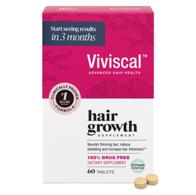 مکمل ریزش مو ویویسکال مخصوص بانوان 60 عددی ساخت آمریکا  Viviscal, Extra Strength Hair Nourishment System Supplement