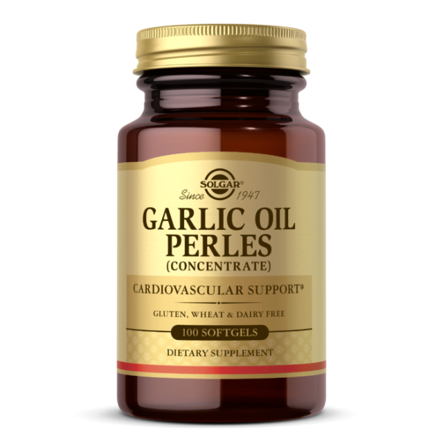 کپسول روغن سیر سولگار 100 عددی solgar garlic oil perles