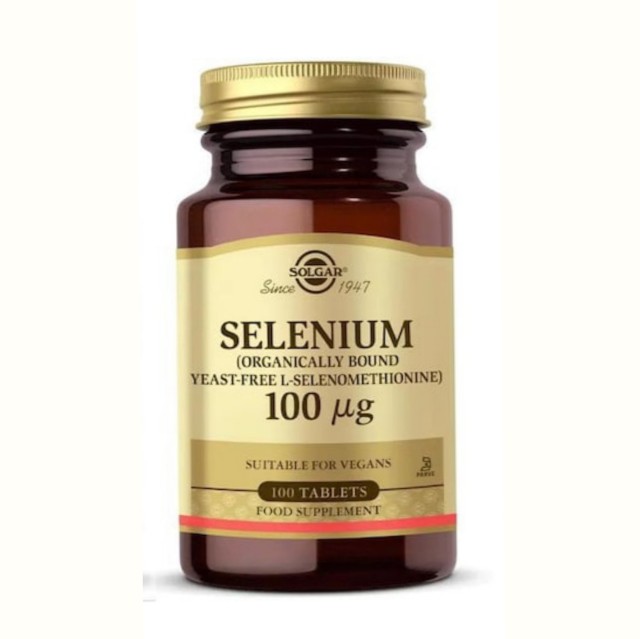 قرص سلنیوم سولگار 100 عددی ساخت آمریکا YEAST-FREE SELENIUM 100 MCG TABLETS