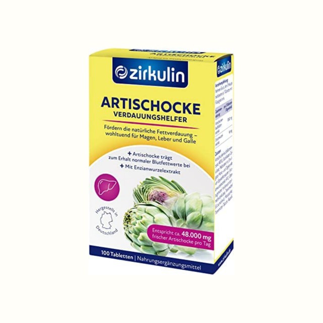 قرص کبد چرب Artischocke zirkulin  ساخت آلمان ۱۰۰ عددی