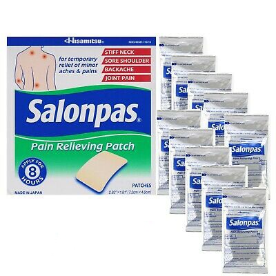 چسب تسکین دهنده درد salonpas ساخت ژاپن ( 20 و 140 عددی )
