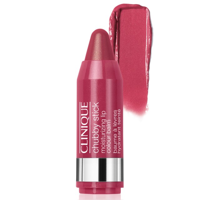 بالم لب رنگی چابی استیک کلینیک رنگ Strawberry مینی Clinique Chubby Stick Moisturizing Colour Balm