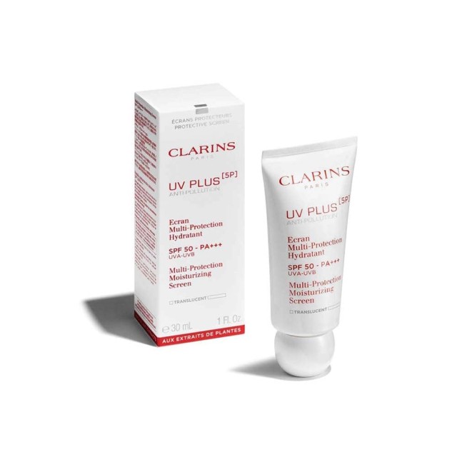 کرم ضد آفتاب یو وی پلاس آبرسان کلارنس SPF50 Clarins UV Plus (5P) Multi-Protection Moisturizing Screen SPF50