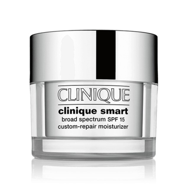 کرم روز آبرسان ترمیم کننده و ضد چروک اسمارت کلینیک حاوى spf15 حجم 50ML Clinique Smart Broad Spectrum SPF 15 Custom-Repair Moisturizer
