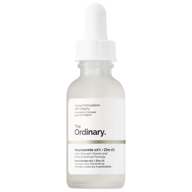 سرم ضد جوش نیاسینامید 10% + زینک 1% اوردینری اصل حجم 30 میلی لیتر  The Ordinary Niacinamide 10% + Zinc 1%
